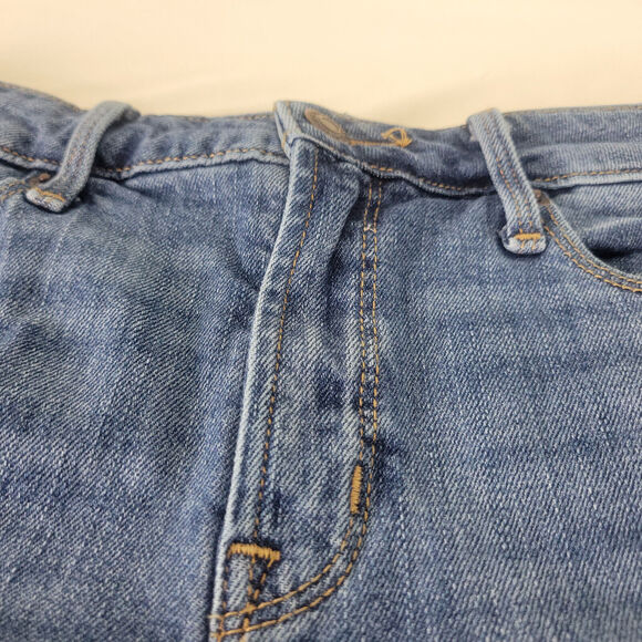 Old Navy Denim Shorts Womens 2 Blue Jean High Rise Cuffed Hem Medium Wash - Picture 12 of 15